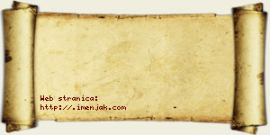 Atanasije Brošković vizit kartica